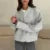 Vintage Knit Zipper Cardigan For Women Solid Loose O Neck Long Sleeve Sweater Top Female  Fall Winter All-matching Knitwear