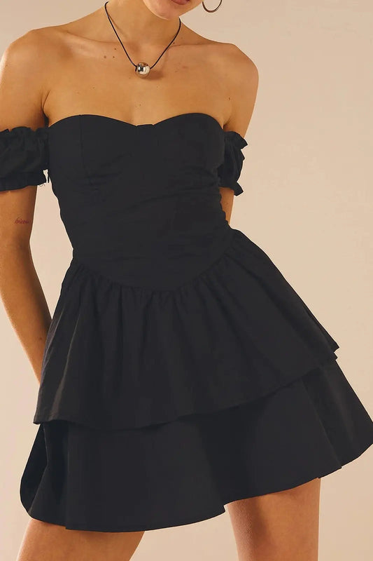 Off-Shoulder Mini Dress
