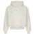 Turtleneck Buckled Hooded Coat Faux Lamb Wool Thick Warm Fashion White Zipper Jacket Women Streetwear Outfits Winter