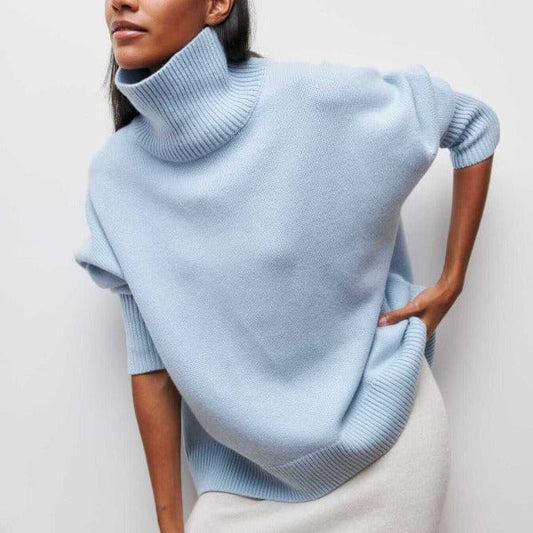 Norah - Suéter de cuello alto - Clásico - para mujer - Ideal para otoño