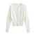 Casual Knitted Solid O-neck Cardigan Women Slim Fit Single-Breasted Pullover Sweaters Female Autumn Fashion Simple Street Tops