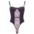 Lace Trim Bow Halter Rompers Women Sexy Hotsweet Fashion Patchwork Purple Bodysuit s Trendy New