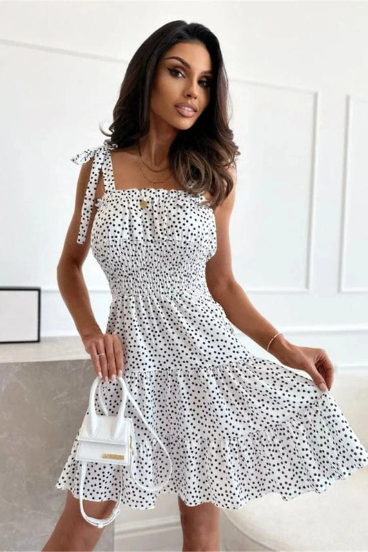 Elegant Backless Sleeveless A-Line Mini Dress