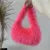 Cute  Winter Candy Color Handbags Women Kawaii Furry Plush Faux Fur Bags Goth Y2k Girls Festival Shoulder Armpit Hobos Bag