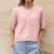 Vintage Button Up Short Sleeve Cardigans Preppy Aesthetic Y2K Knitted Sweater T-shirt Women Loose Fit Knitwear Tops High Street