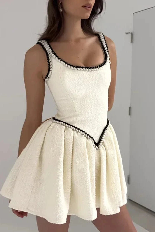 Elegant Sleeveless A-Line Mini Dress