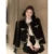 Vintage Tweed Jackets Women Elegant Black Cropped Suit Coat Korean Thicken Blazer Single Breasted Short Outerwear Tops New