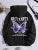 Beautiful Purple Butterfly Printing Hoodies Women Fleece Pocket Hoody Simple Casual Hoodie Autumn Loose Female Streetwear