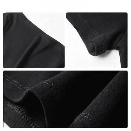 Solid Off Shoulder Short Sleeve T Shirt Simple Basic Single Sleeved Jumper Top Streetwear Slim Fit FeY2K Clothes Tees