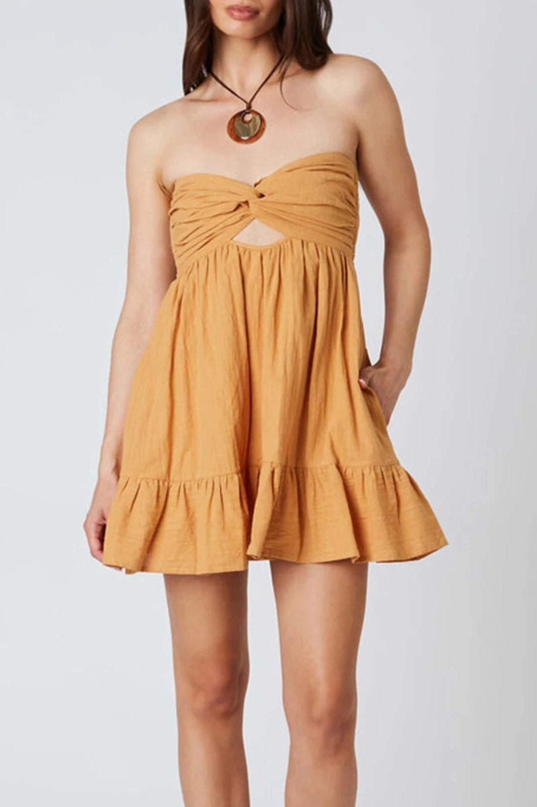 Backless Sleeveless Mini Dress