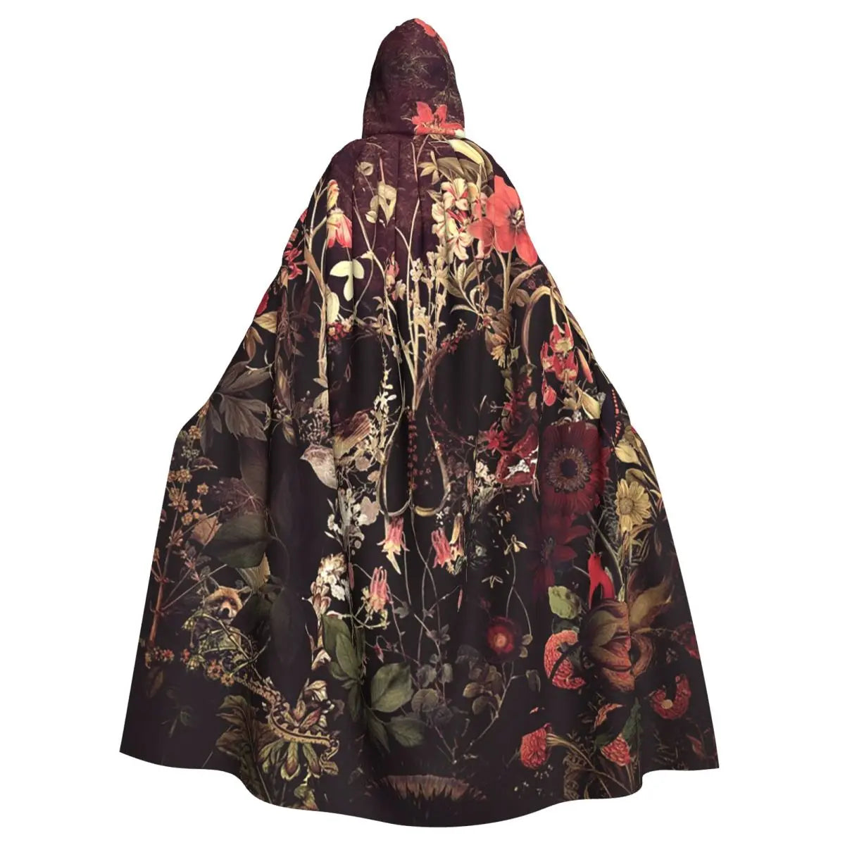 Skeleton Long Hooded Cloak