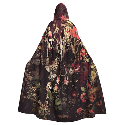 Skeleton Long Hooded Cloak