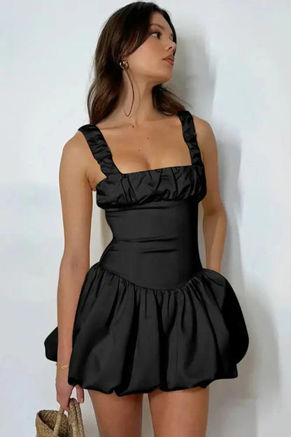 Princess Mini Dress with Suspender
