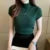 Womens Tops And Blouses Summer Short Sleeve Blouse Women Blusas Mujer De Moda Turtleneck Knitted Blouse Shirt Tops