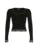 Lace Trim Square Collar Slim Long Sleeve Tee Black Solid Simple Basic Spring Autumn T Shirt Women Y2K Streetwear Tops