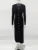 Fall Winter Long Sleeve Knitted Dress Button Slit Female Sweater Cardigan Dresses Slim Solid Elegant Office Lady Clothes