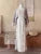 New Chinese Style Women’s Two-piece Dress Set Lace Patchwork Cardigan Spaghetti Strap Lace-up Long Dress Vintage Female Suit