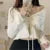 Solid Women Cardigans Hot Slim Bandage Design Crop Tops Stylish Streetwear Teenagers All-match Sweet Lovely Knitted Basic