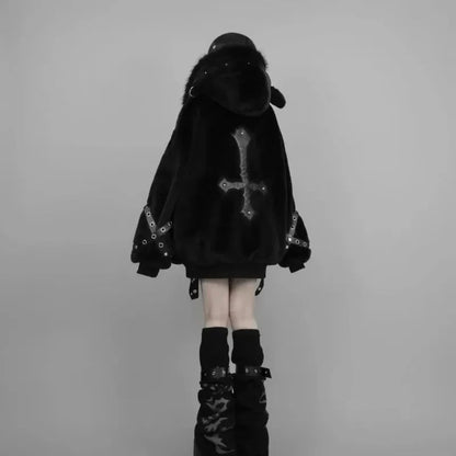 Street Style Hooded Coat