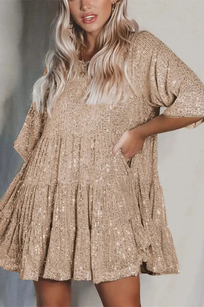 Mini Sequin Dress