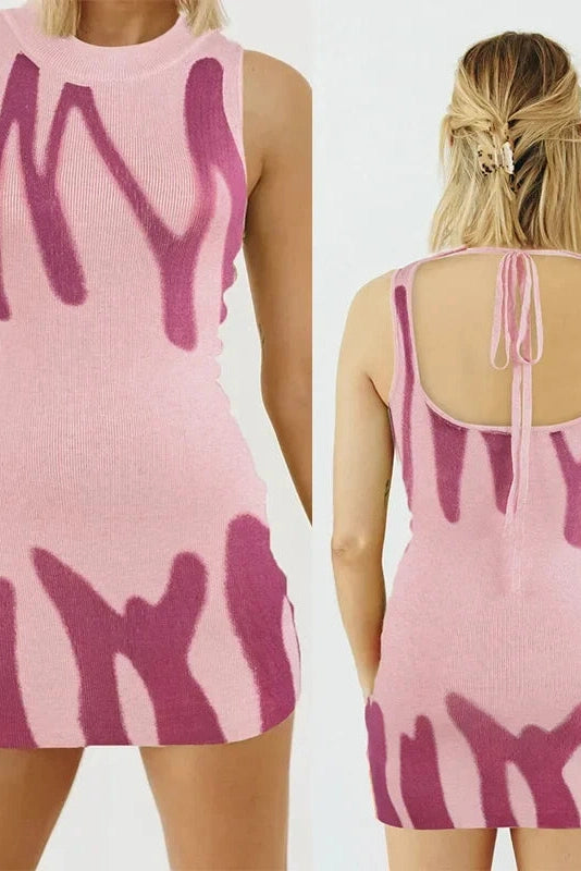 Sleeveless Slim Fit Mini Dress