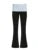 Contrast Binding Waist Slim Basic Casual Flared Pants For Women American Retro Skinny Sexy Sports Jogging Sweatpants