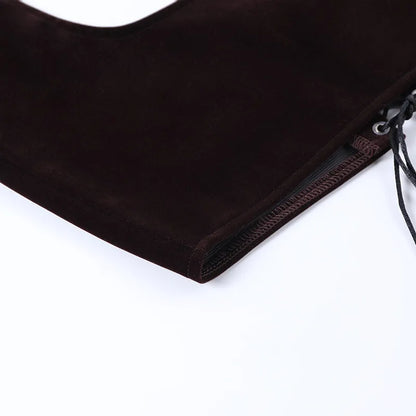 Leather Suspender Corset