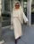 Solid Loose Sweater Suit Female Fashion V-Neck Knit Pollover Top Long Skirt High Waist Autumn Winter Skirt 2 Piece Set