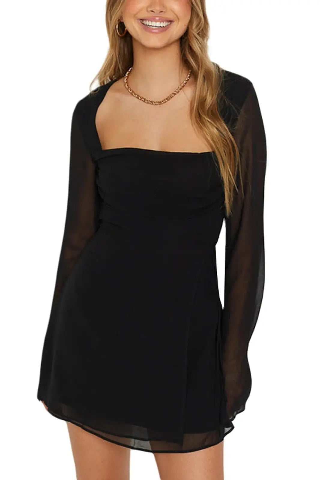Mesh Mini Dress