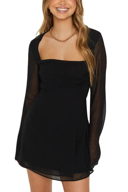 Mesh Mini Dress