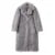Extra Long Luxury Lamb Fur Teddy Coat Women  Winter Ladies Mob Wife Style Oversized Chunky Faux Fur Jacket Overcoat