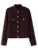 Burgundy Color Woolen Jacket For Women Stand Collar Single Breasted Pocket Thick Short Coat  Autumn Lady Commute Outwear New