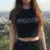 New Summer Y2K Embroidered Bead Pattern Open Navel Dress with Women’s Wear European and American Tops Hot Selling
