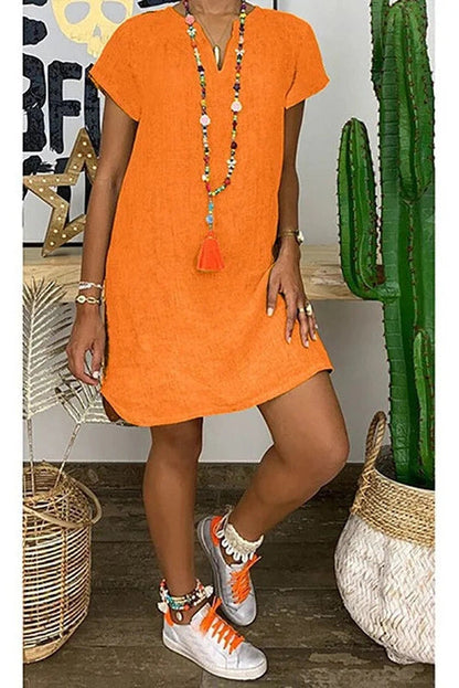 Elegant Loose Mini Dress