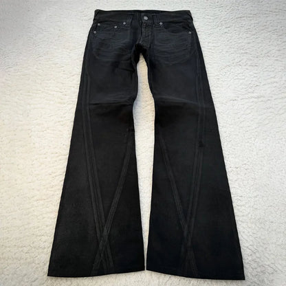 Gothic High Waist Slim Pants