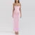 Sexy Pleat Strapless Long Dresses Women Sleeveless Backless Hip Package Lace-up Party Dress Lady New Christmas Cocktail Gowns