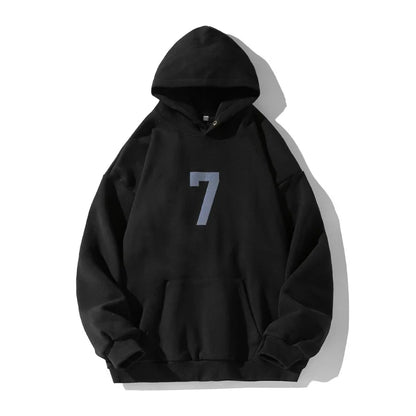 Y2k Harajuku Tide High Street Digital Print Hoodie And Winter American Retro Casual Hoodie Couple Coat Women