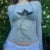 Flower Long Sleeve Knitted Crop Tops Aesthetic See Through Sweater Tees 90s Vintage Y2k Gyaru Crop Tops Jumpers Cottage Clothes