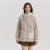 Coat Women Imitation Lamb Wool Polar Fleece Double-Sided Wear Loose  New Winter Contrast Color Simple Hooded Jacket