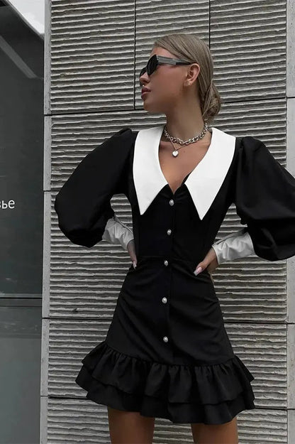 Patchwork Mini Dress