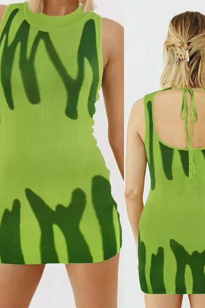 Sleeveless Slim Fit Mini Dress