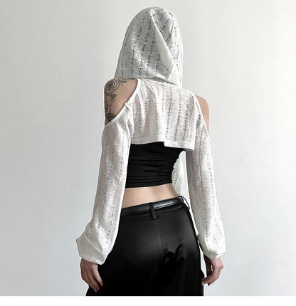 Chic Sheer Knit Mesh Top