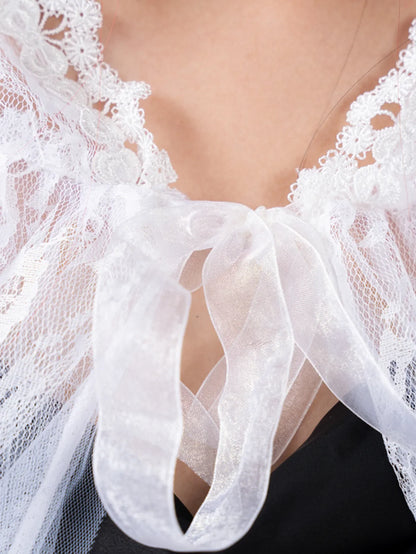 Two-Layer Lace Cloak