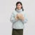 Cotton Clothing Women Loose Stand Collar Simple Casual Temperament Winter Gentle Waterproof Rhombus Versatile Thick Coat