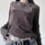 Graphic Print T-shirt Aesthetic Grunge Full Sleeve Pullovers Tees Women Vintage E-girl Gothic Mall Goth Crop Top Y2K Emo Clothes