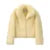 Winter Women Yellow Faux Fur Jacket Chic Girls Fashion Streetwear Thicken Warm Stand Collar Fox Fur Coat Outerwear