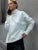 Winter Knit Turtleneck Pullover Female Clothes Loose Casual Ribbed Patchwork Long Sleeve Oversized Sweater Women Knitwear