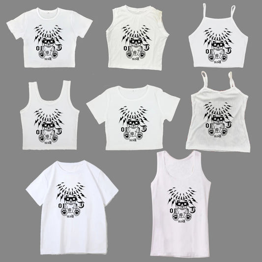 Short-sleeved T-shirt women  new explosive spice girls show thin pure want high-grade top summer women’s fashion brand