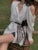 Youth Elegant Off Shoulder White Long Shirt Women Korean Dongdaemun High Quality Puff Sleeve Blouses Tops With Belted  New