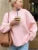 Pink Knitwear Sweater Pullover For Women Long Sleeve Fashion Loose Patchwork Cute Y2k Top Female Knit Elegant Pullover New